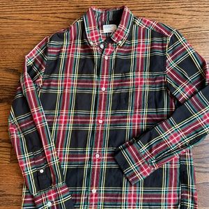Jcrew Plaid button down boys